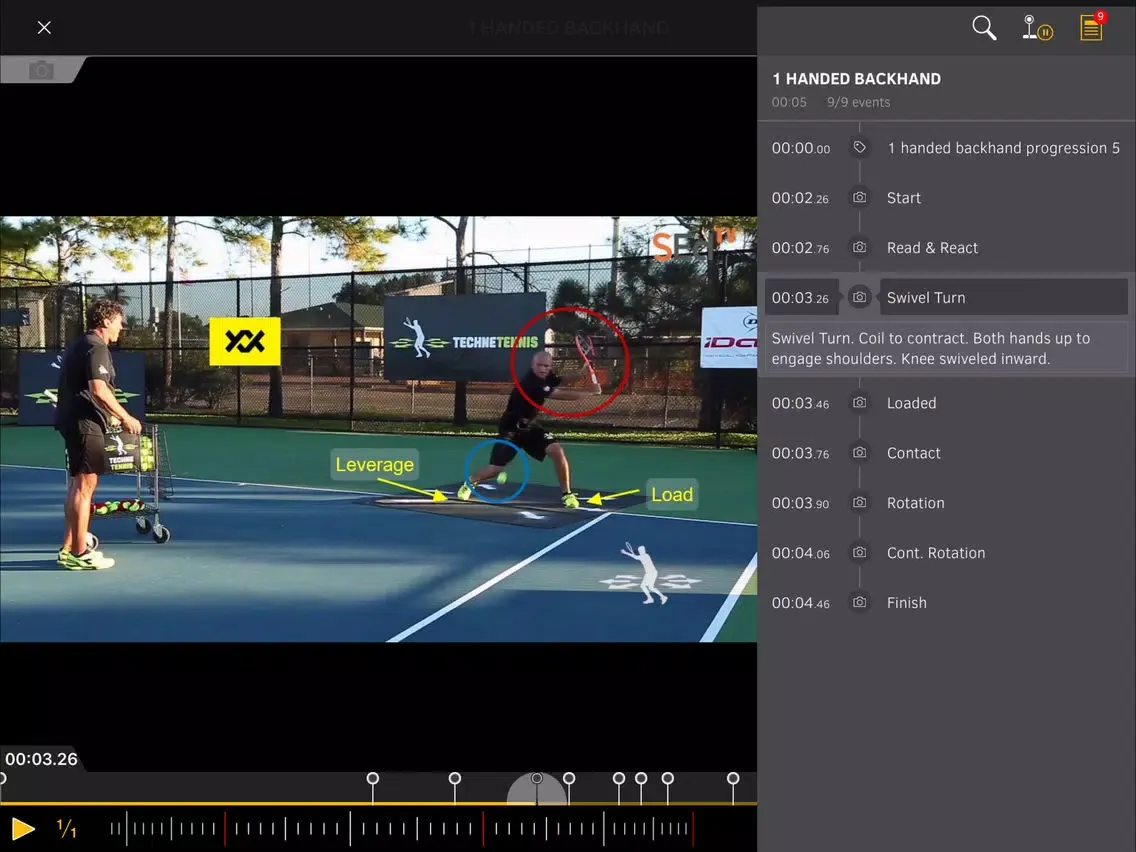 Tangkapan skrin SportEdTV for Coaches iPad 