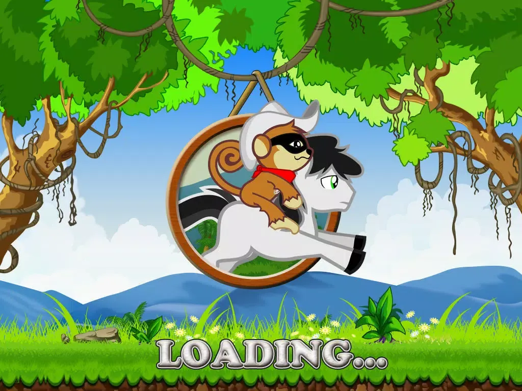 Cowboy Monkey Rangers : My Horse Race Across the Border With Lone Star Heroes iPad  Screenshots