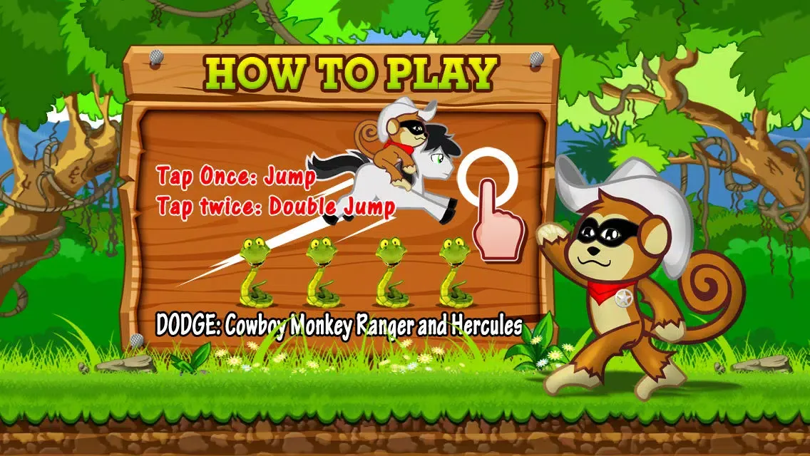 Cowboy Monkey Rangers : My Horse Race Across the Border With Lone Star Heroes Screenshots