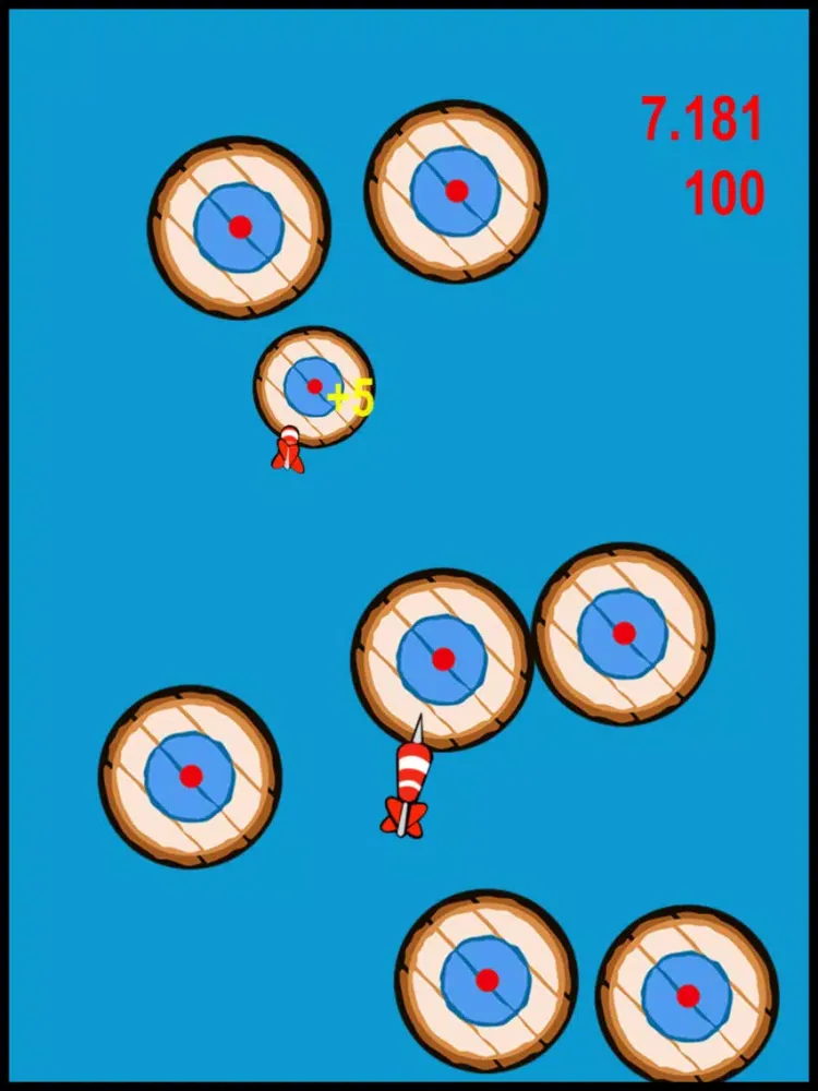 Crazy Darts - fun sports games for kids iPad  سکرین شاٹس