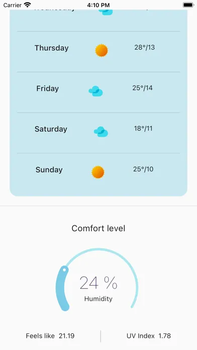 Weather determination应用截图