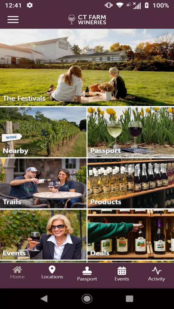 CT Wine Passport Screenshots
