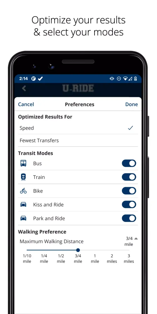 U-RIDE Screenshots