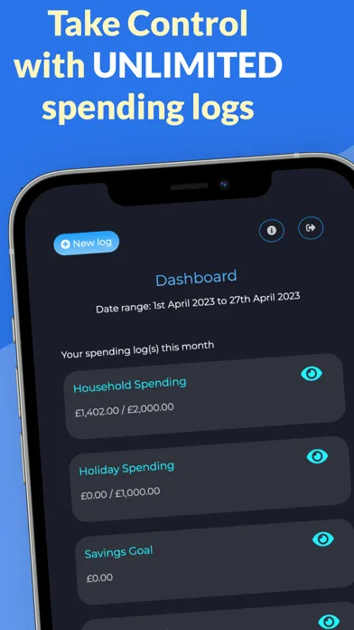 Log It Spending and Budgeting স্ক্রিনশট