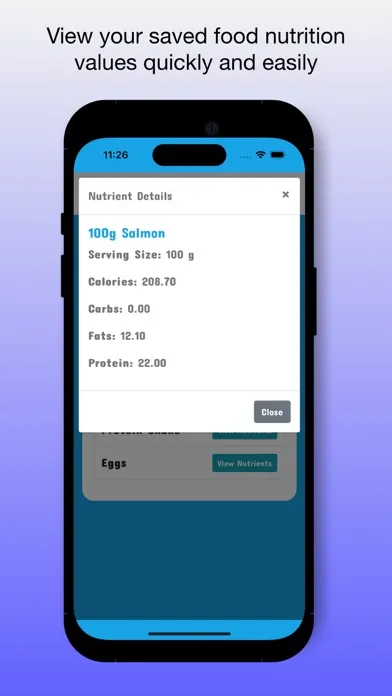 Express Daily Macro Tracker Screenshots