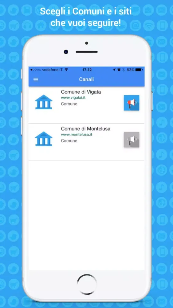 Captures d'écran de Comunichiamo