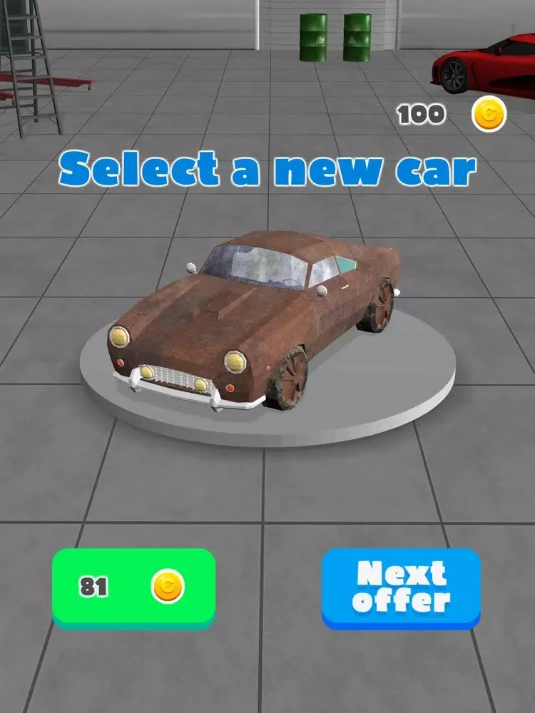 Ảnh chụp màn hình của Restoration Garage iPad 