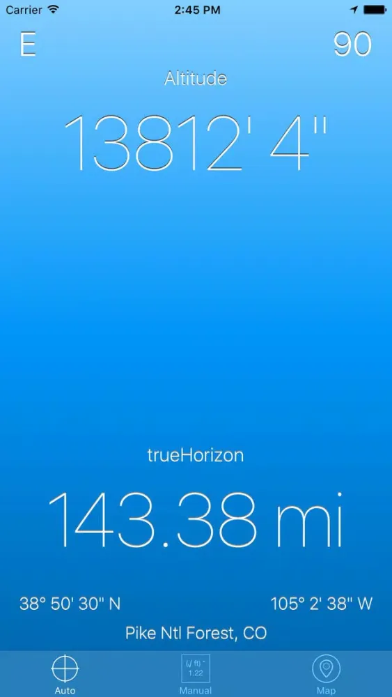 Скриншоты trueHorizon