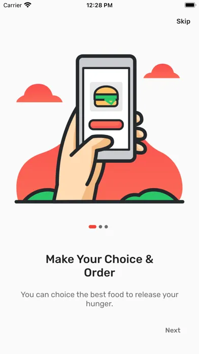 Capturas de pantalla de pizza fusion customer