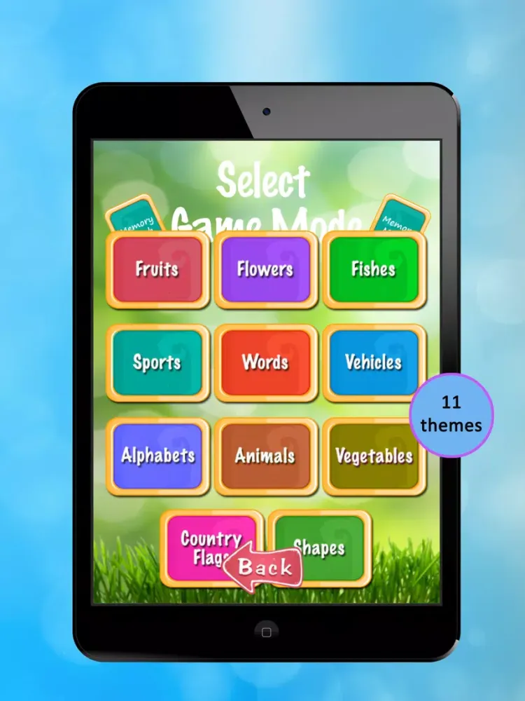 Captures d'écran de Matching Pairs Memory Improve iPad 