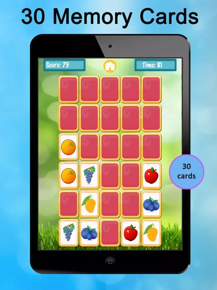 Captures d'écran de Matching Pairs Memory Improve iPad 