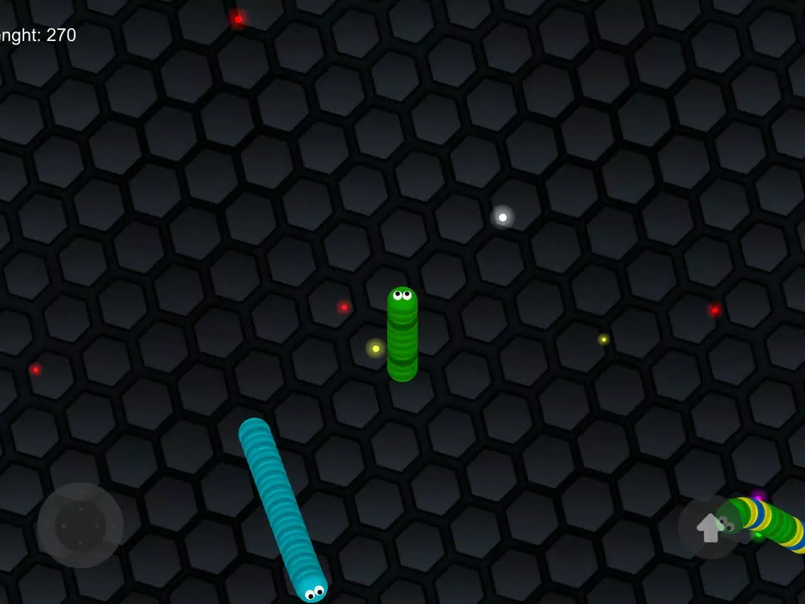 Rolling Slither Snake - Worm eat bite color dot iPad  স্ক্রিনশট