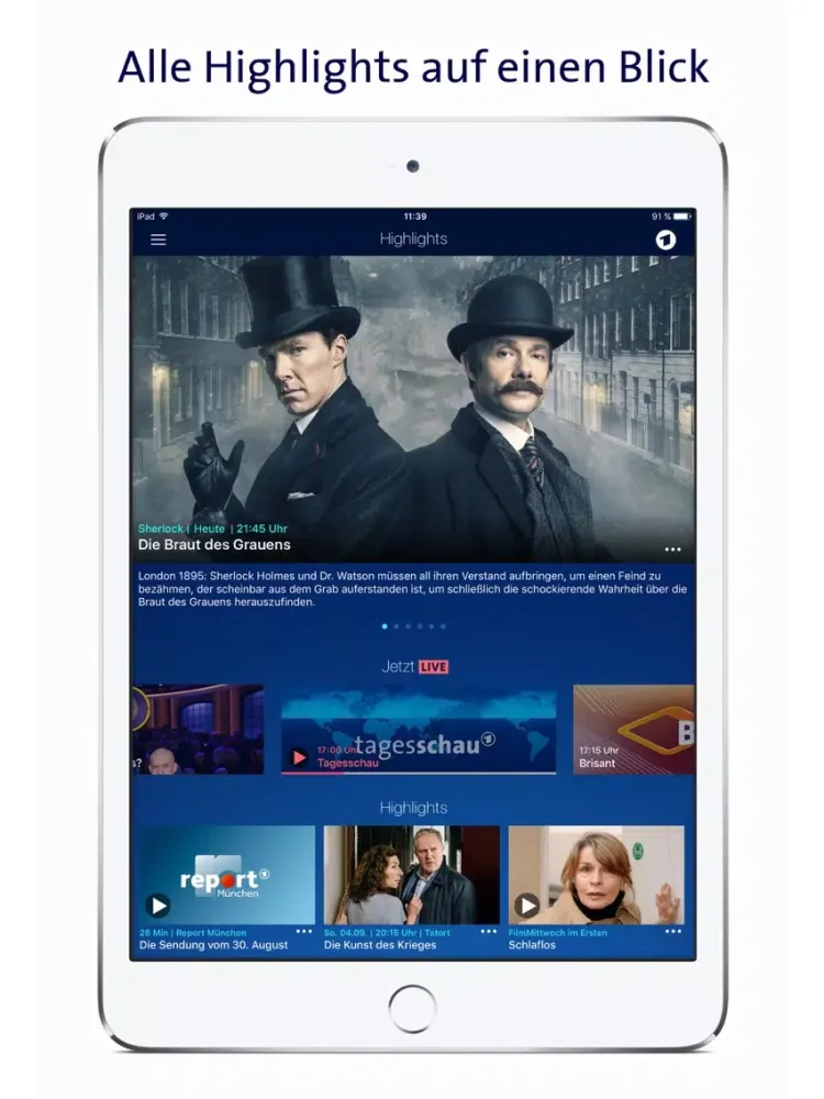 Das Erste iPad  سکرین شاٹس
