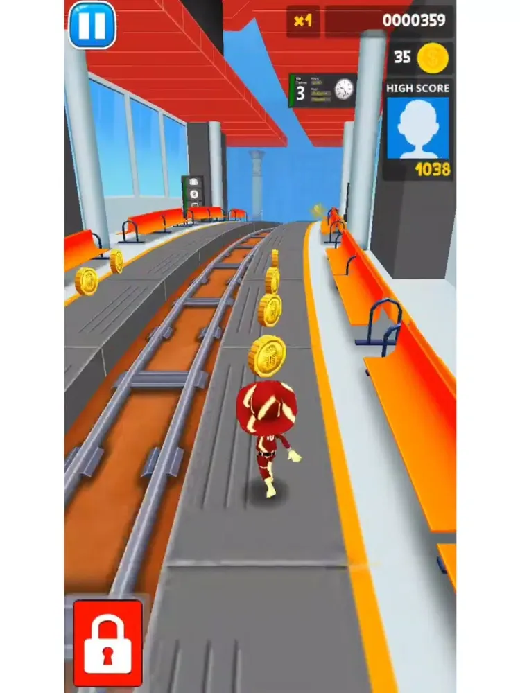 Tangkapan skrin Dash Alien Kids Dash! iPad 
