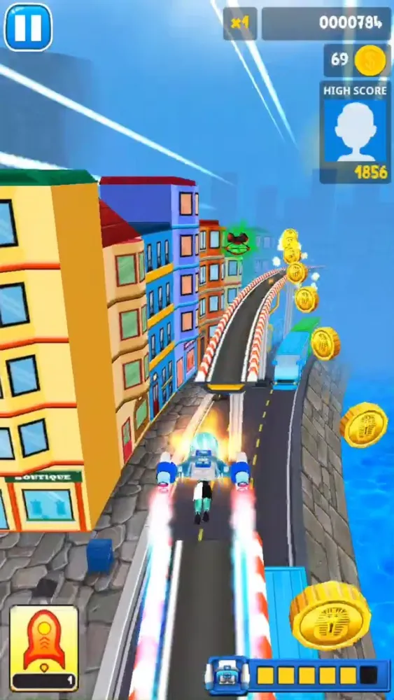 Tangkapan skrin Dash Alien Kids Dash!