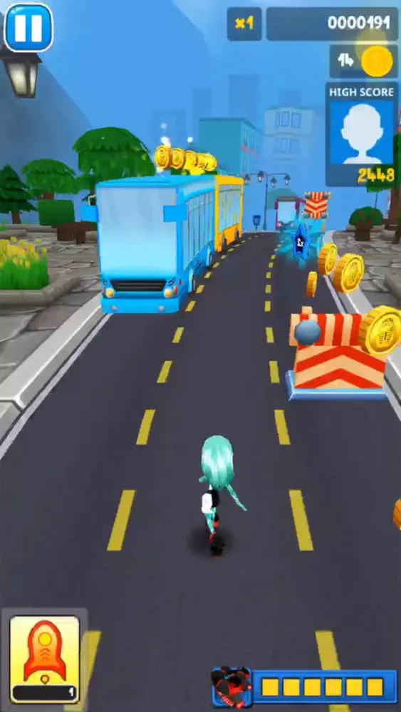 Tangkapan skrin Dash Alien Kids Dash!