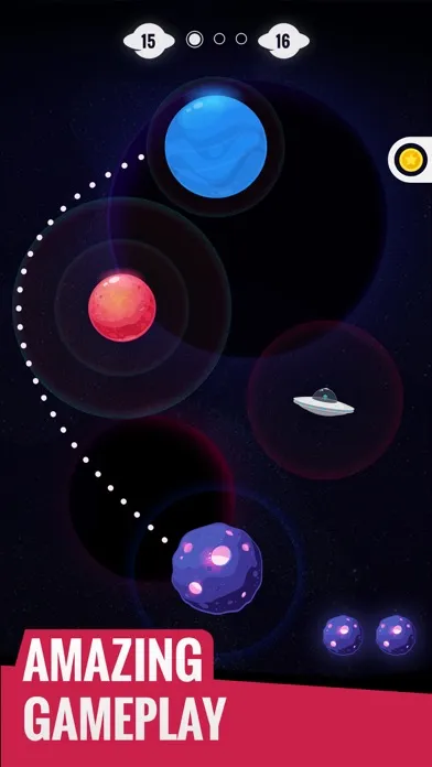 Ảnh chụp màn hình của Lunar Orbit: Space Flight Game
