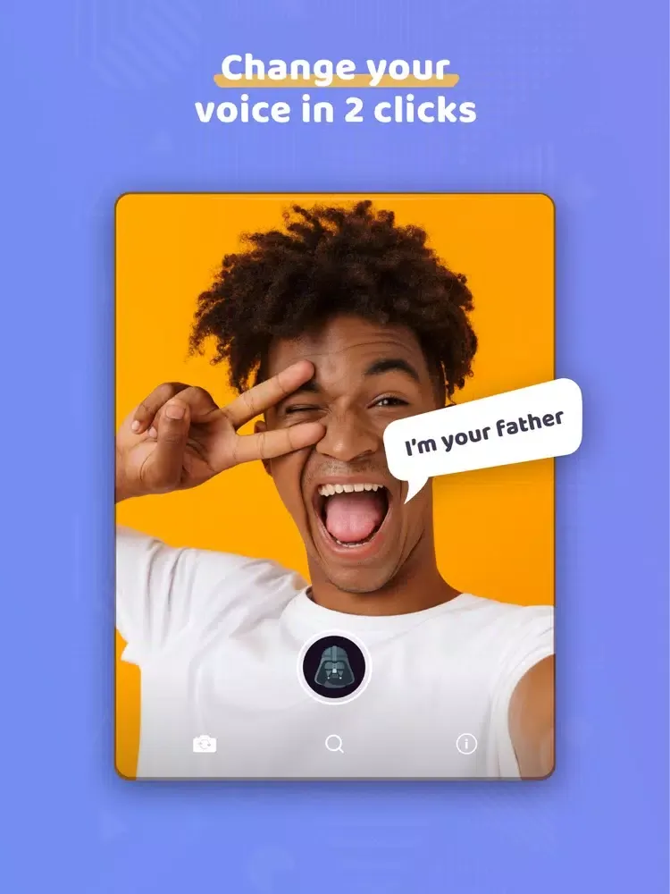 Tangkapan skrin Deep Voice Changer: Meme Maker iPad 