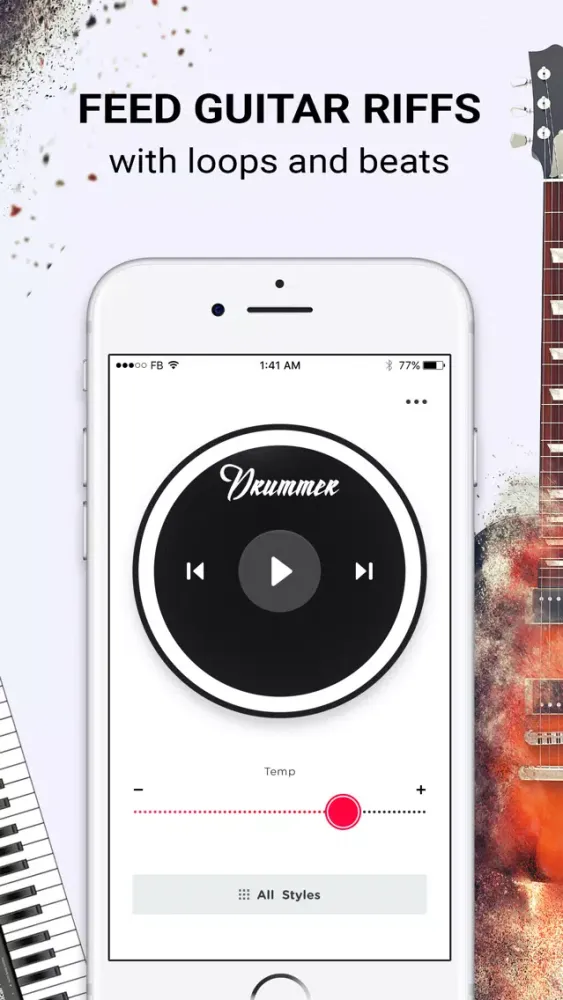 Guitar & Piano Drums - Real Beats and Loops Screenshots