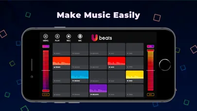 Ảnh chụp màn hình của U Beats: Beat Pad. Music Maker