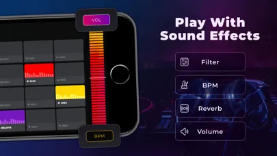 Ảnh chụp màn hình của U Beats: Beat Pad. Music Maker