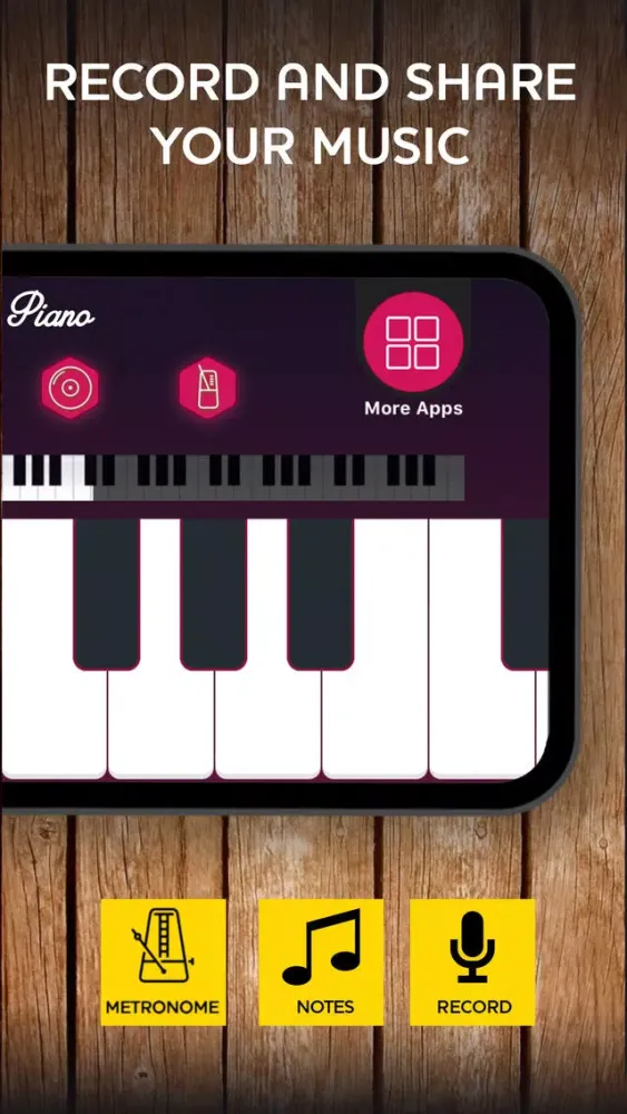 Piano keyboard - music maker Ekran Görüntüleri
