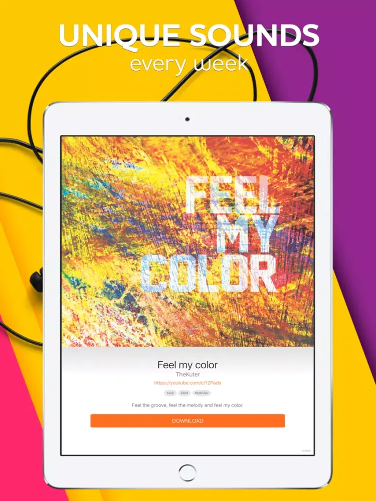 Tangkapan skrin Funk 12 Pads - funky music app iPad 