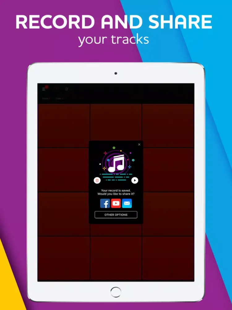 Tangkapan skrin Funk 12 Pads - funky music app iPad 