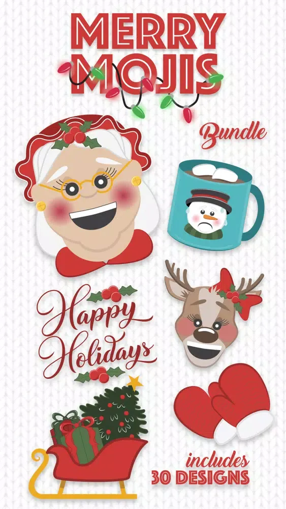 Captures d'écran de MerryMojis - Bundle