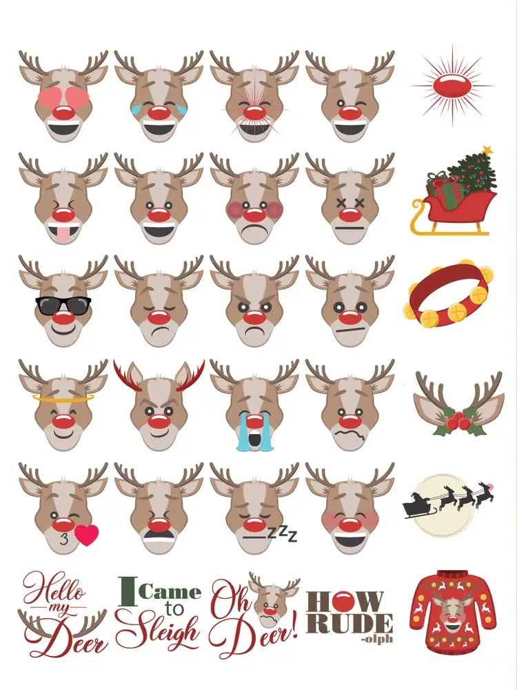 Rudy - MerryMojis iPad 應用截圖