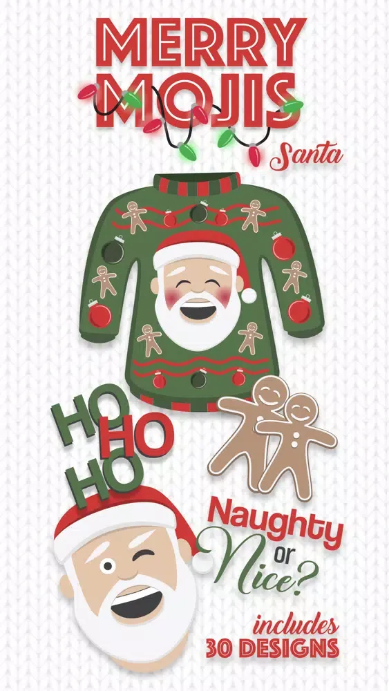 Santa - MerryMojis Screenshots