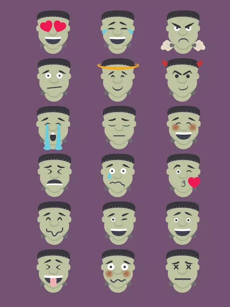 تصاویر Frankie - Monster Mojis Series iPad 