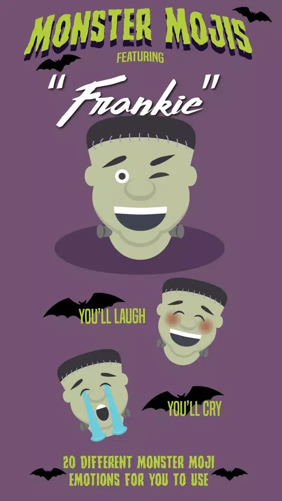 تصاویر Frankie - Monster Mojis Series