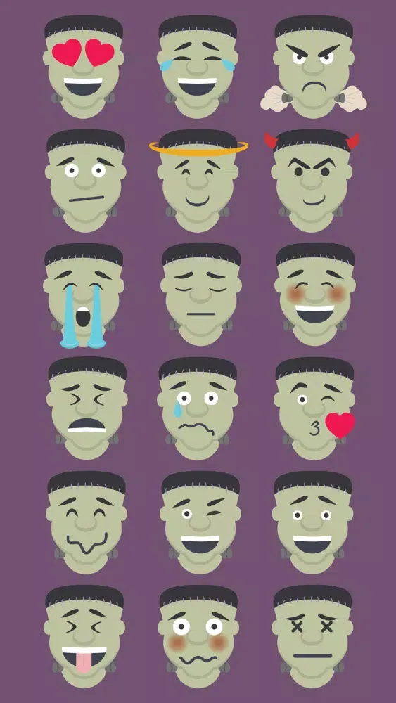 تصاویر Frankie - Monster Mojis Series