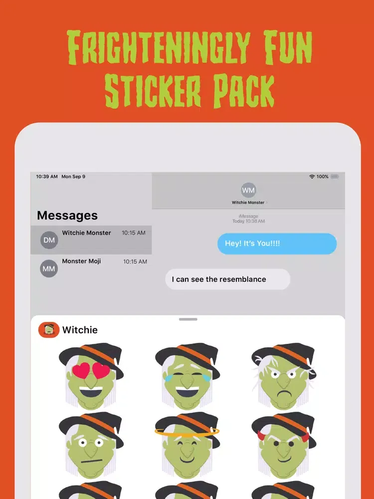 Witchie - Monster Mojis Series iPad  স্ক্রিনশট