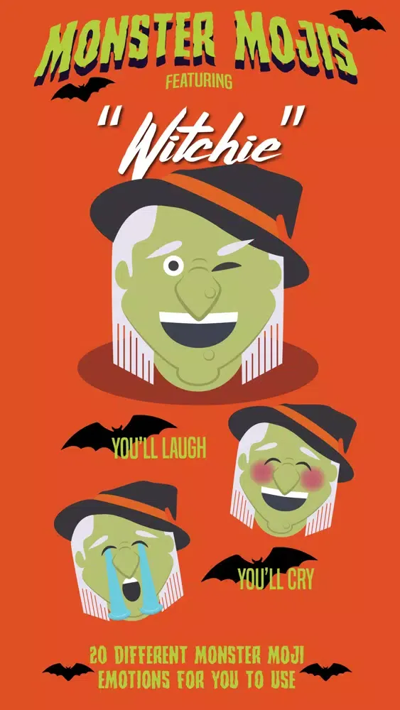 Witchie - Monster Mojis Series স্ক্রিনশট