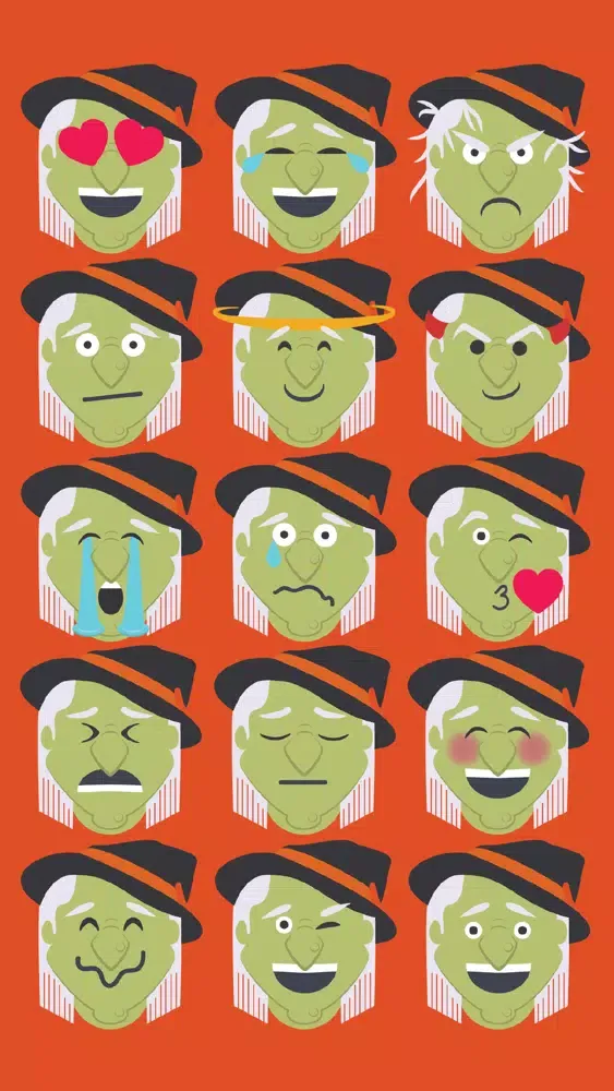 Witchie - Monster Mojis Series স্ক্রিনশট