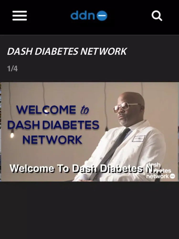 Capturas de tela do Dash Diabetes Network iPad 