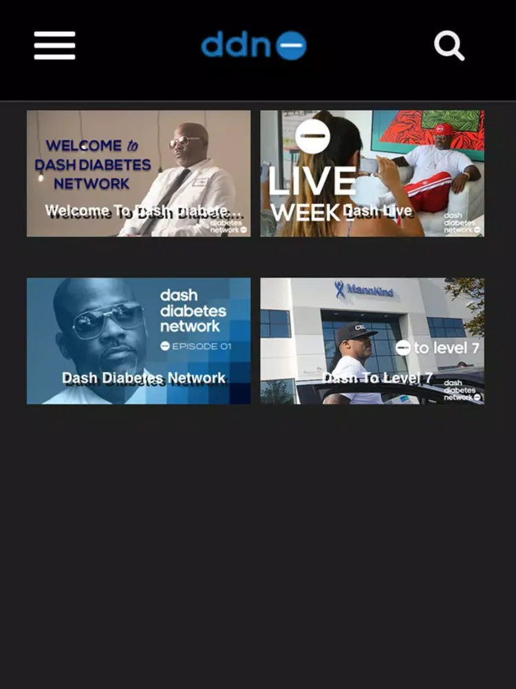 Capturas de tela do Dash Diabetes Network iPad 