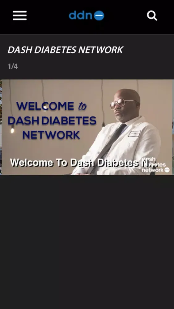 Capturas de tela do Dash Diabetes Network