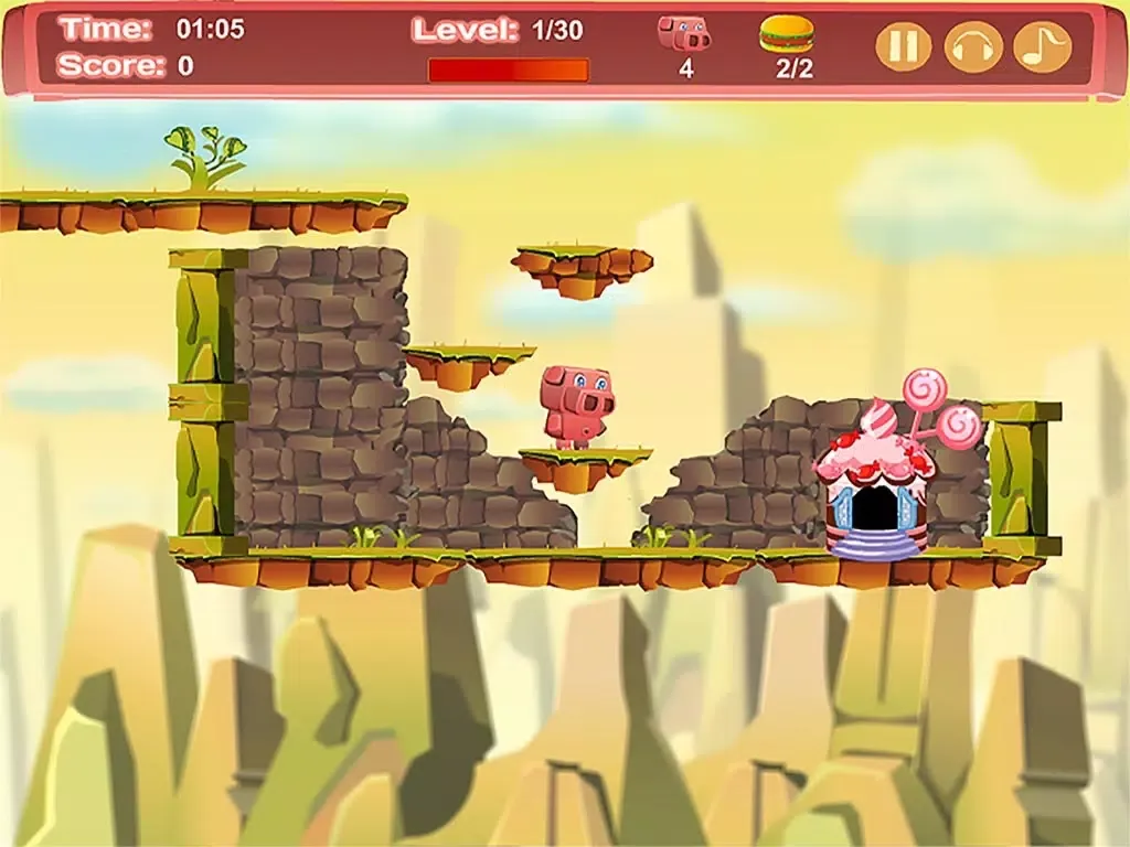 Zrzuty ekranu Little Pig Go Home:Run Adventure World iPad 
