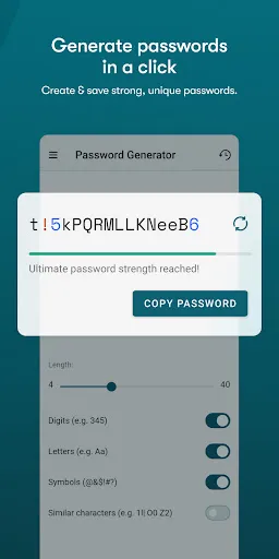 Captures d'écran de Dashlane - Password Manager