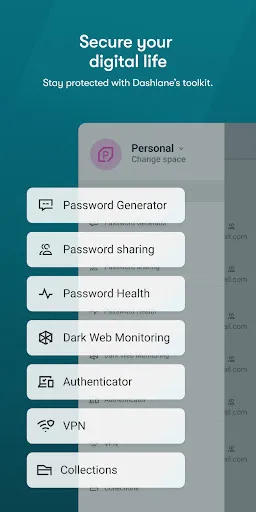 Captures d'écran de Dashlane - Password Manager