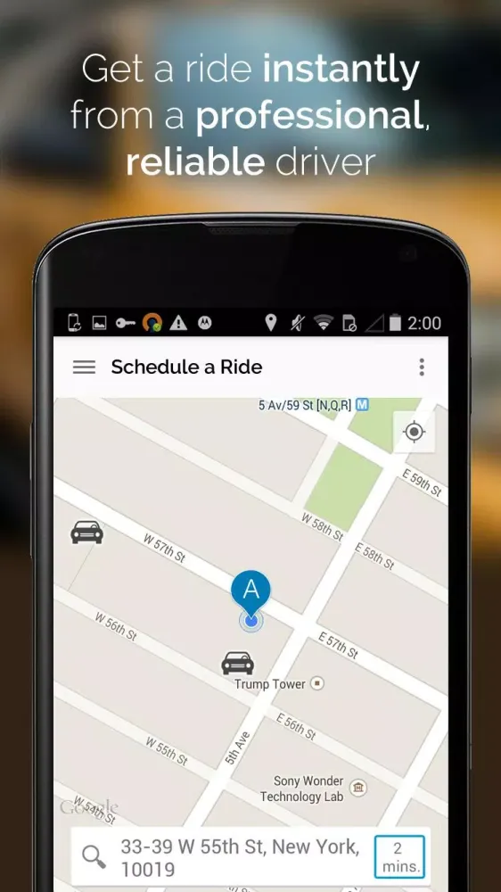 Reliable Taxi Screenshots