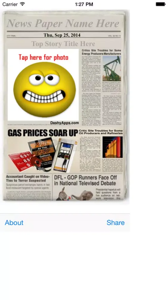 Captures d'écran de My Headlines