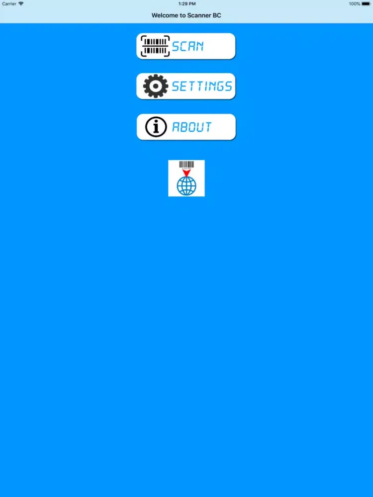 Capturas de pantalla de Scanner BC Unlimited iPad 
