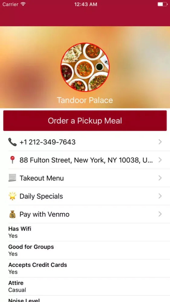 Tandoor Palace Ekran Görüntüleri