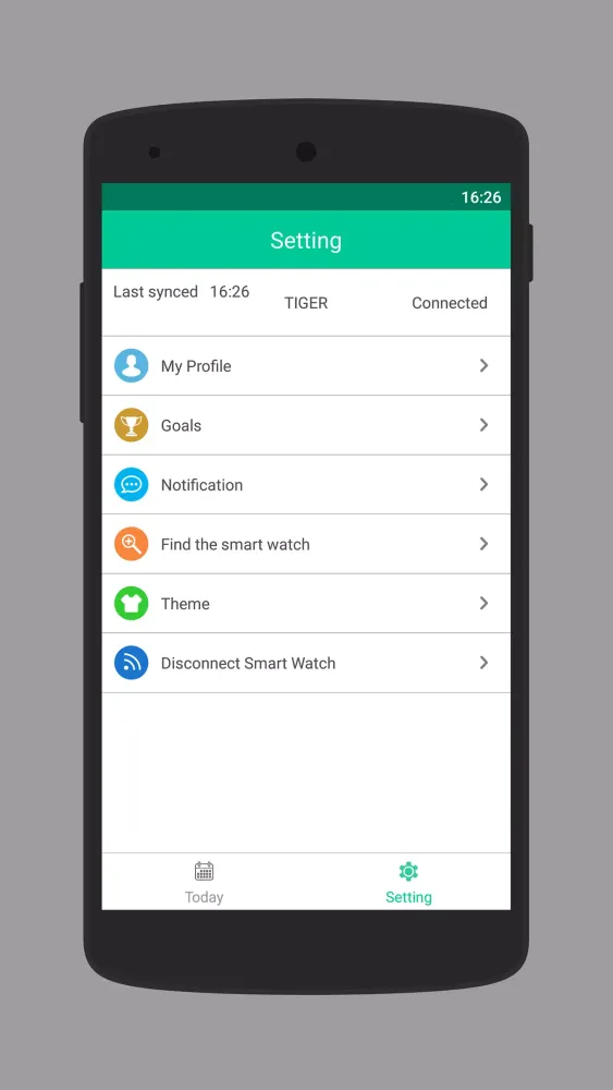 Screenshot di TIGER smartAPP