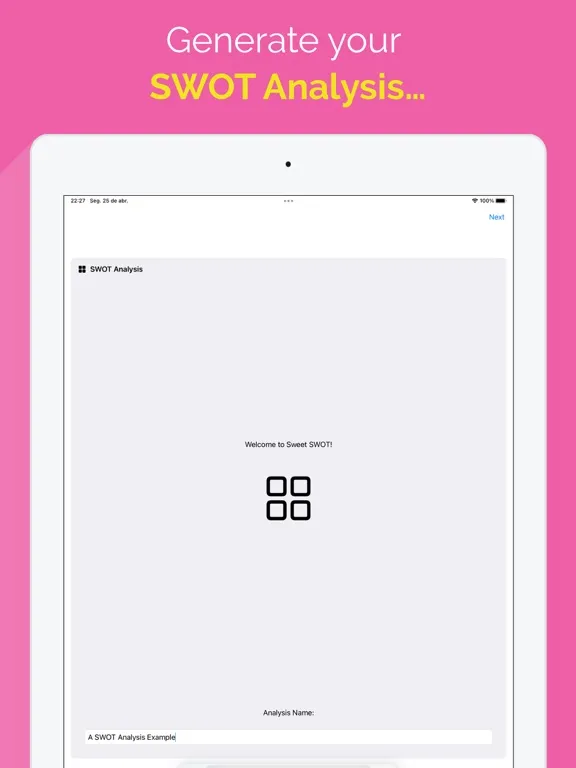 صور Sweet SWOT iPad 