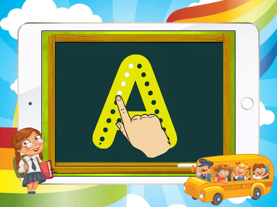 Capturas de pantalla de ABC Writing Wizard Books – Kids Learning Games iPad 